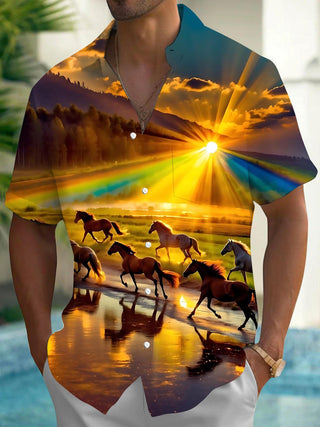 men's shirt front view