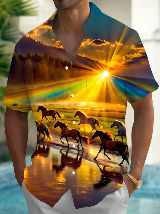 men's shirt front view