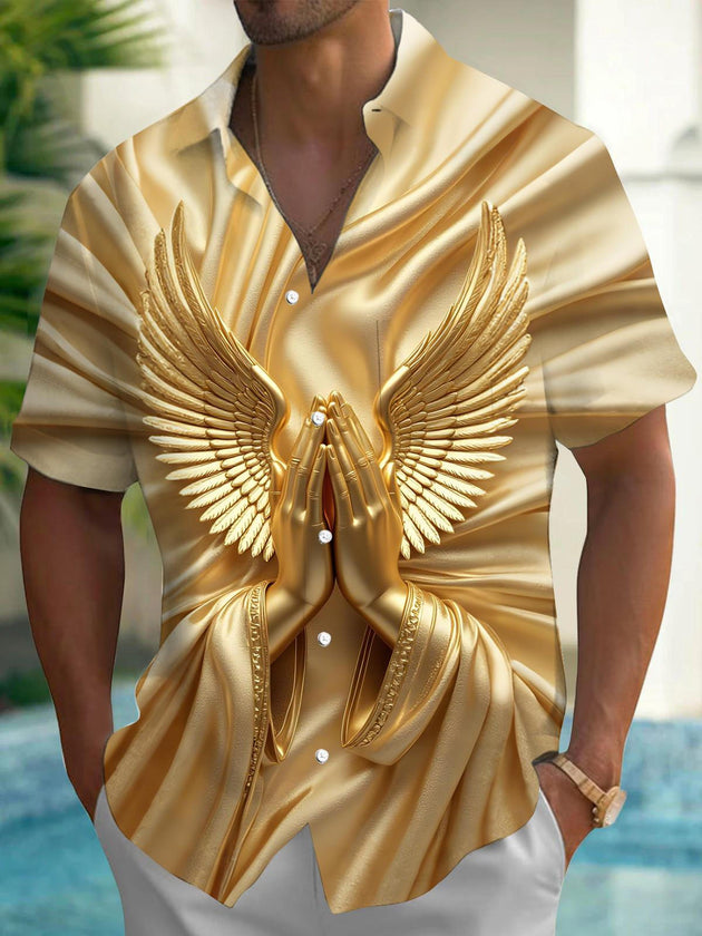 men's shirt front view