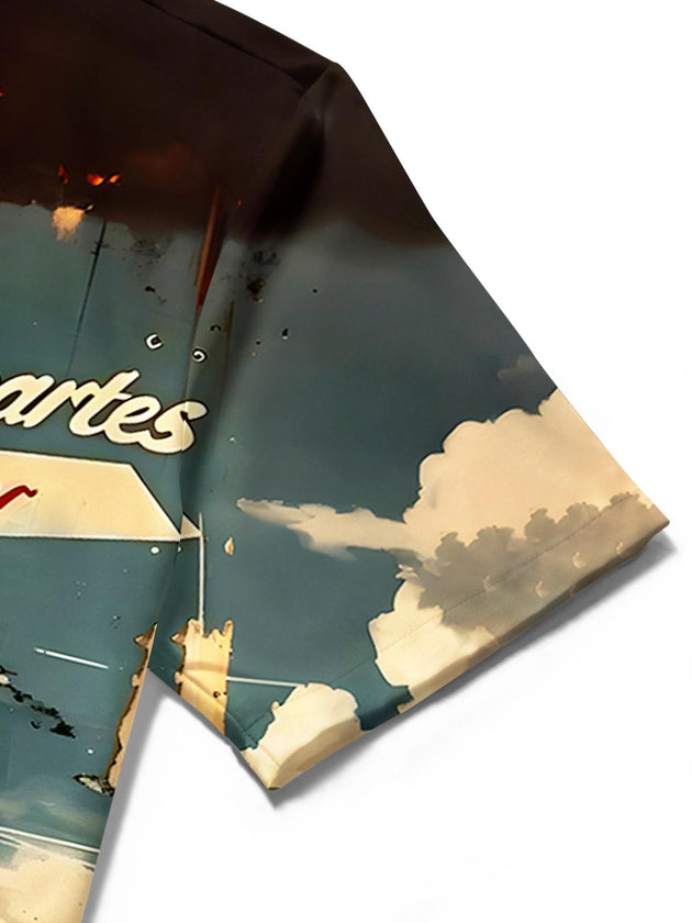 Vintage Rocket Men's Pocket Short Sleeve Shirts