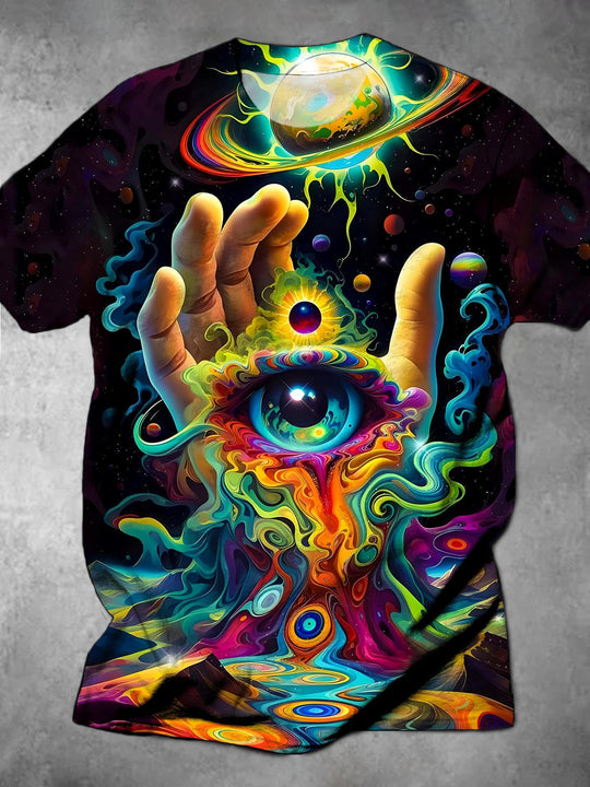 Men's short sleeve graphic t-shirt front view