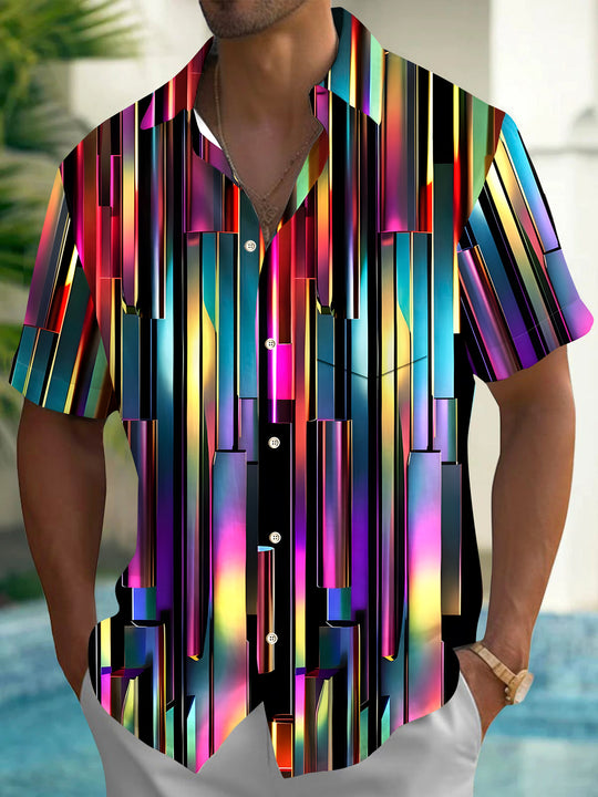 men's tie dye shirt front view