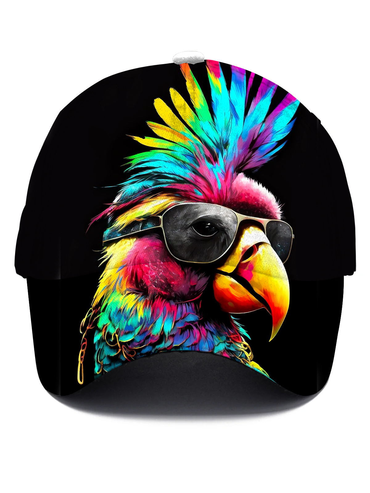 Cool Parrot Men's Print Baseball Cap