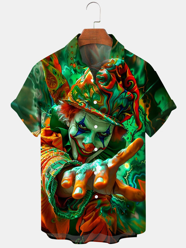 men's shirt front view