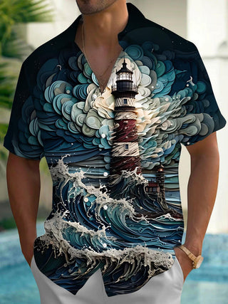men's shirt front view