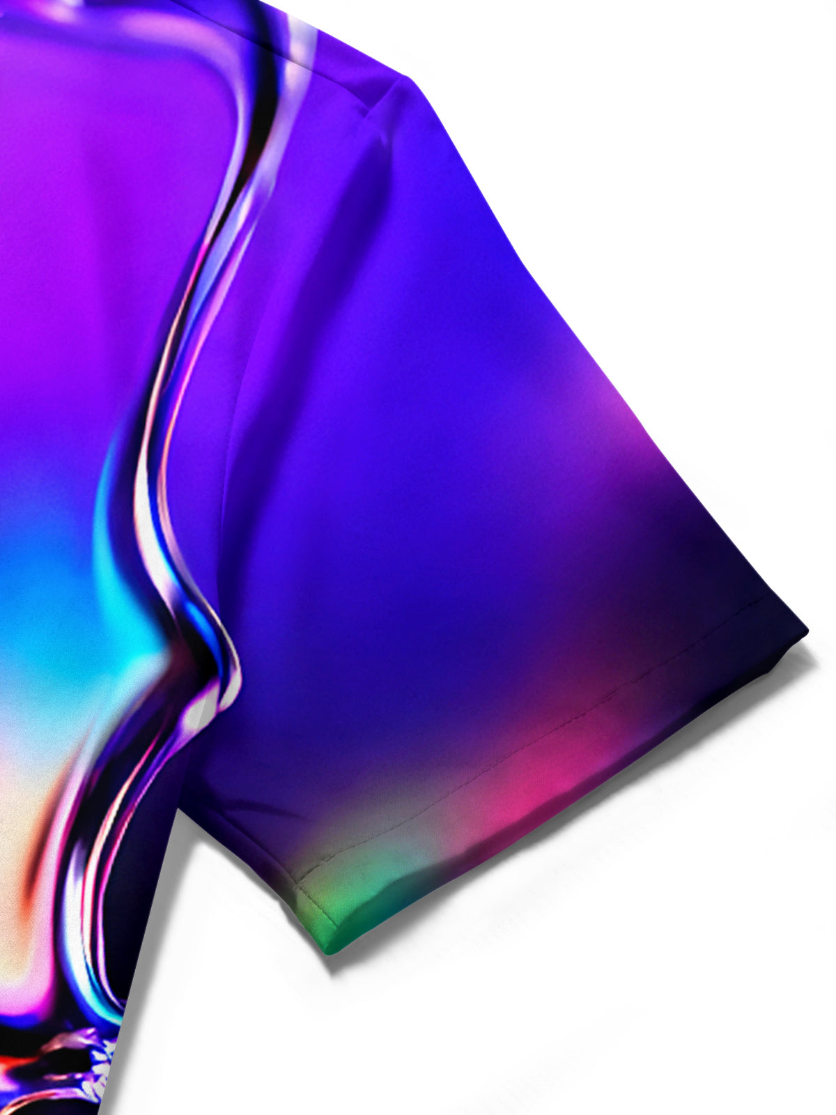 Water Drop Men's Pocket Short Sleeve Shirts