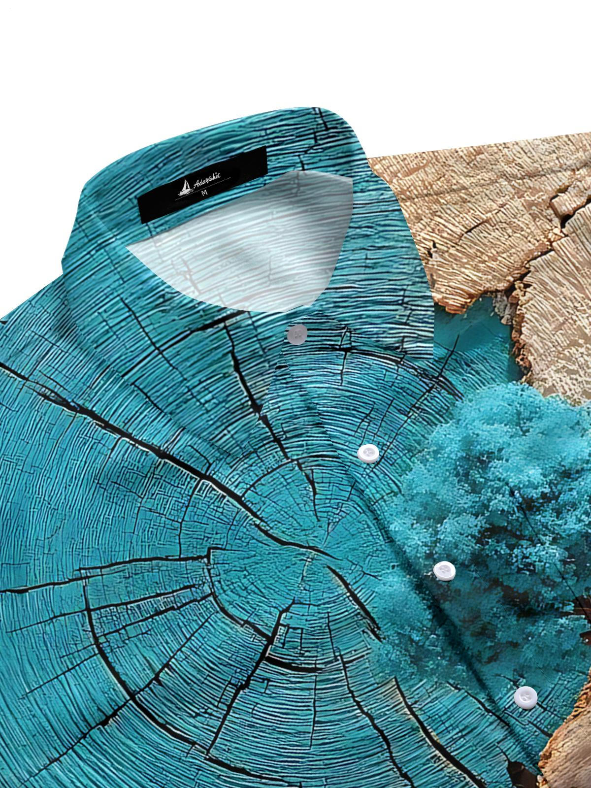 men's short sleeve shirt side view