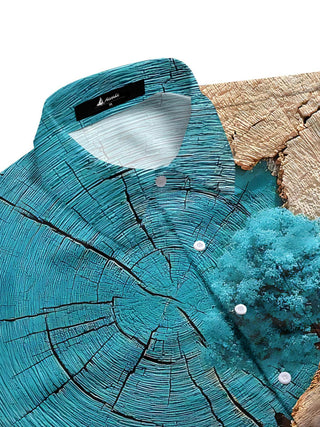 men's short sleeve shirt side view
