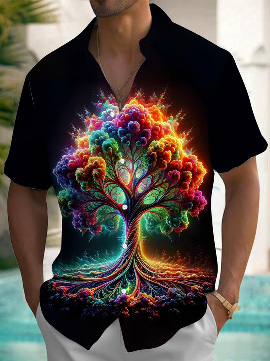 men's shirt front view