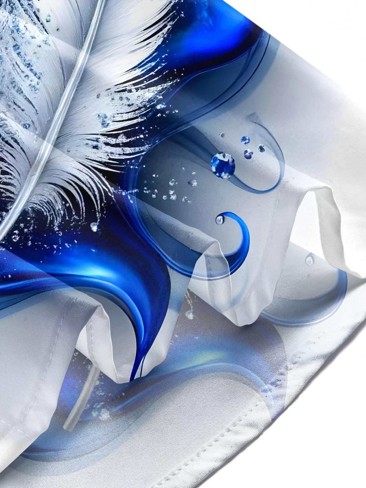 Feathers Men's Pocket Short Sleeve Shirts