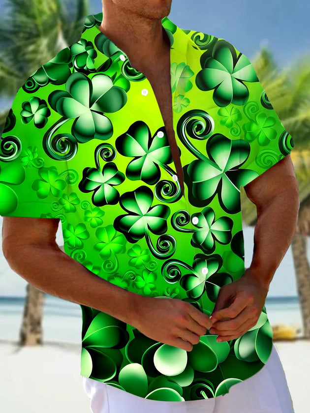 men's shirt front view
