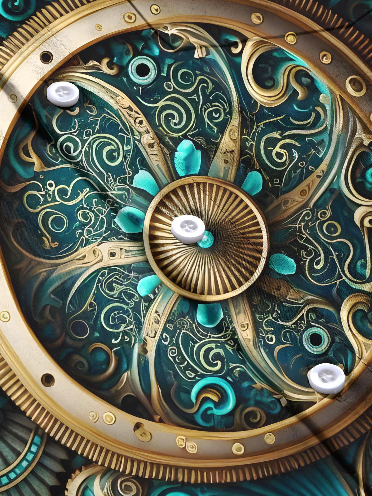 Gear Wheel Men's Pocket Short Sleeve Shirts