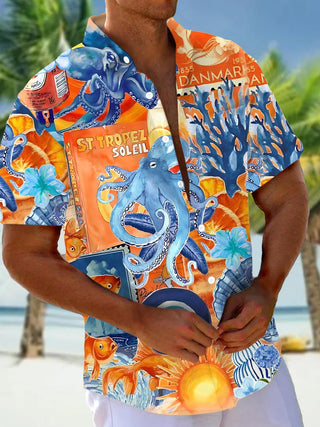 men's shirt front view