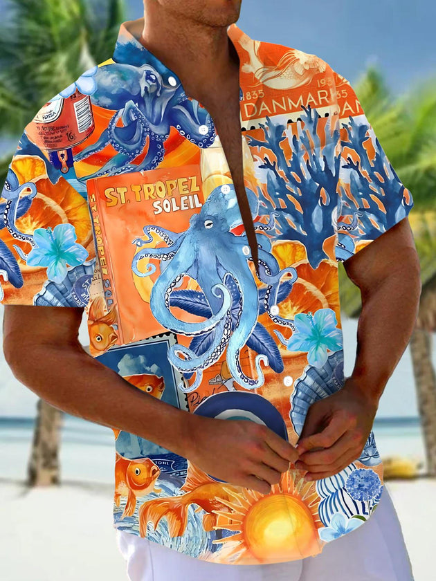 men's shirt front view