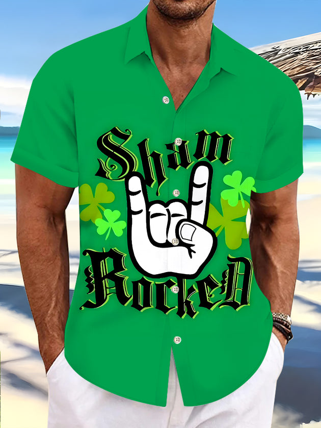 men's shirt front view