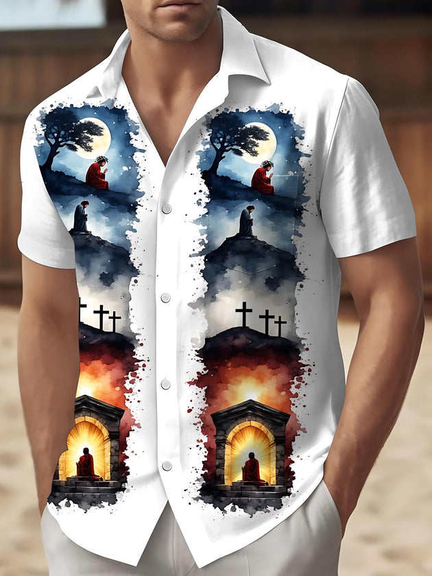 men's shirt front view