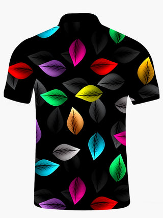 men's aloha shirt back view