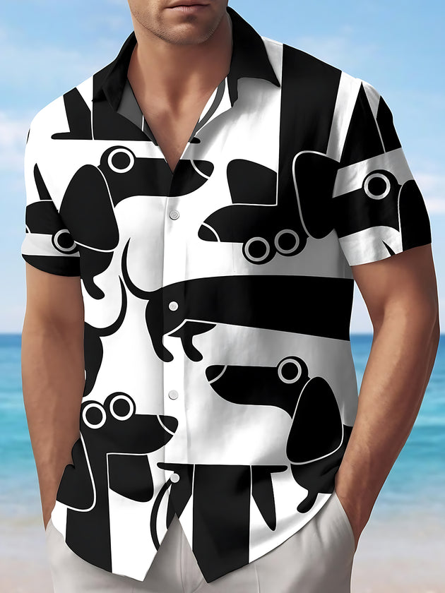 men's shirt front view