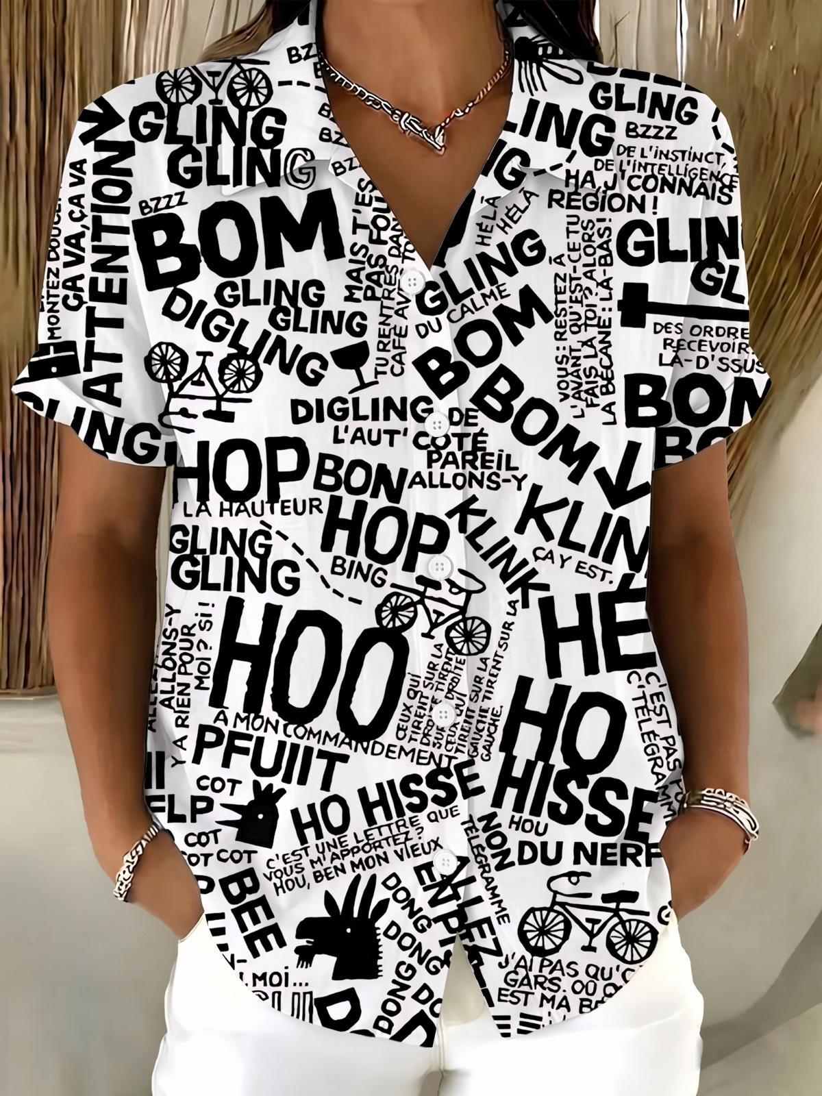 women's shirt front view