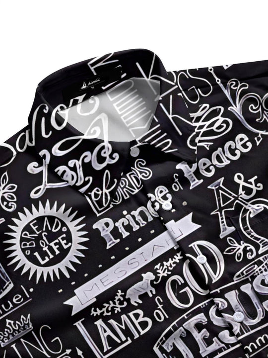 men's short sleeve shirt side view