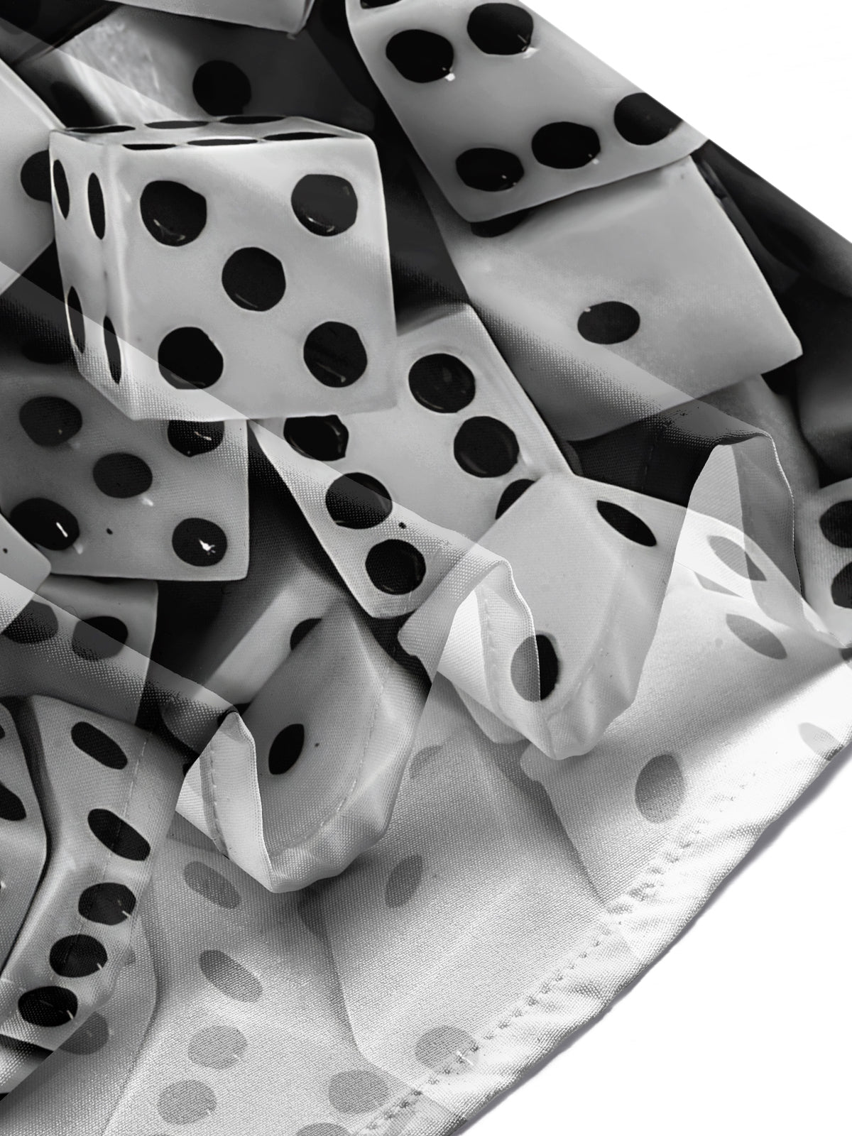 Dice Print Men's Pocket Short Sleeve Shirts