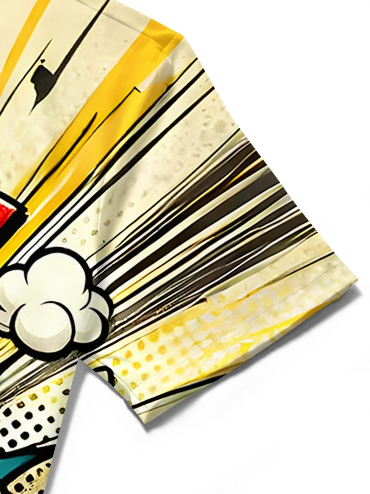 Hawaiian Beer Men's Pocket Short Sleeve Shirts