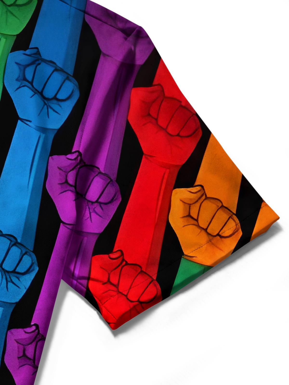 Independence Day Men's Pocket Short Sleeve Shirts