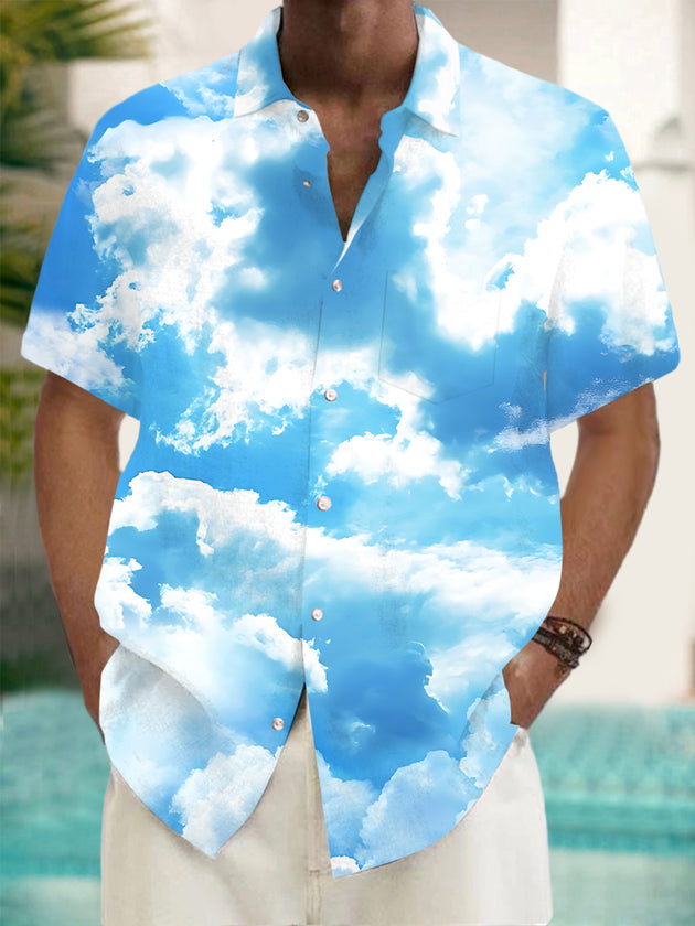 men's shirt front view