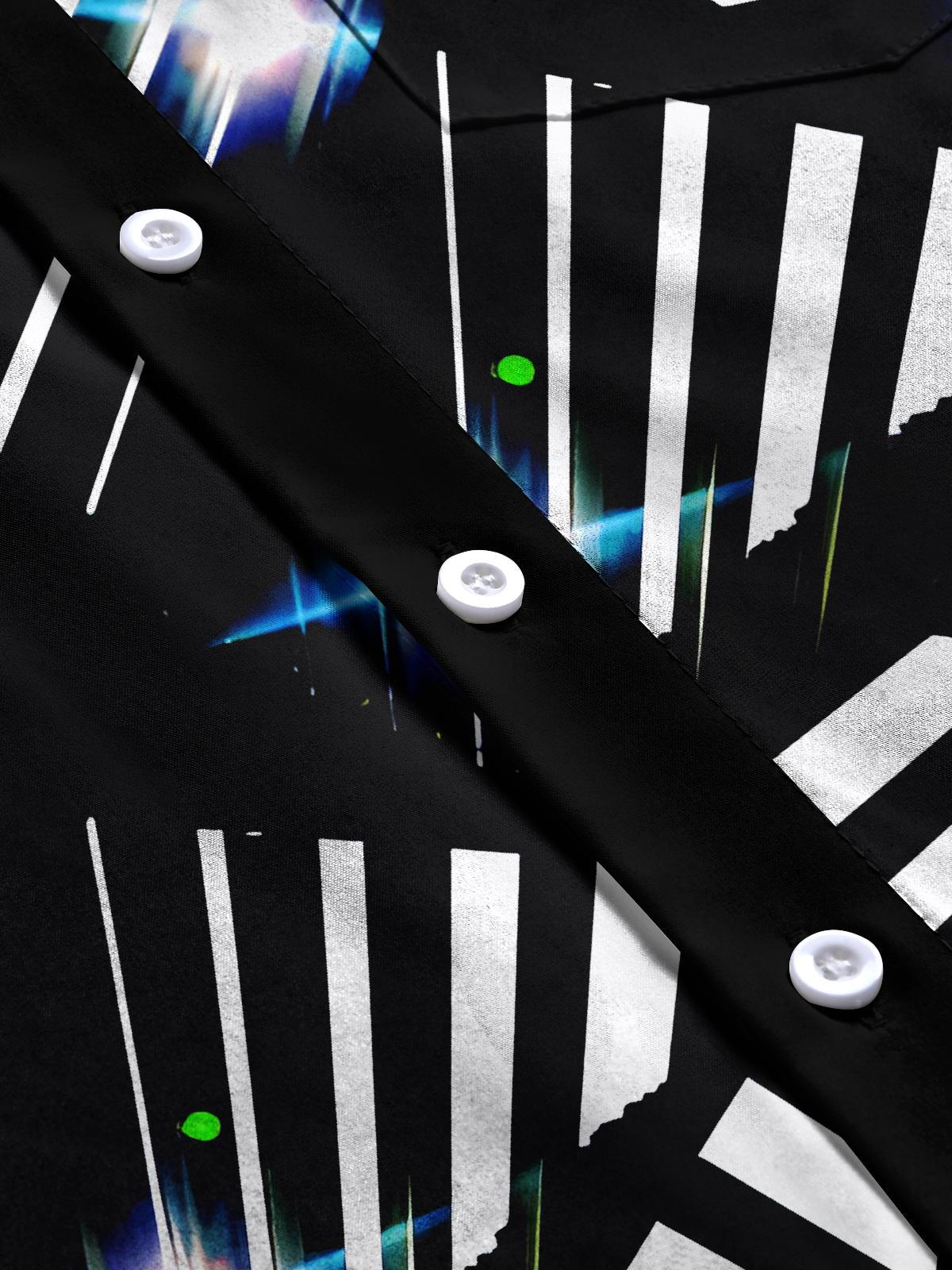 Geometry Men's Pocket Short Sleeve Shirts