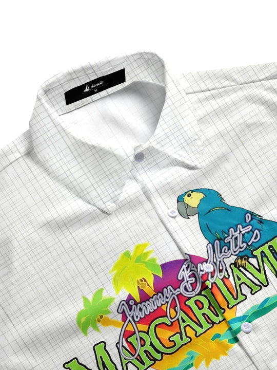 men's tropical shirt side view