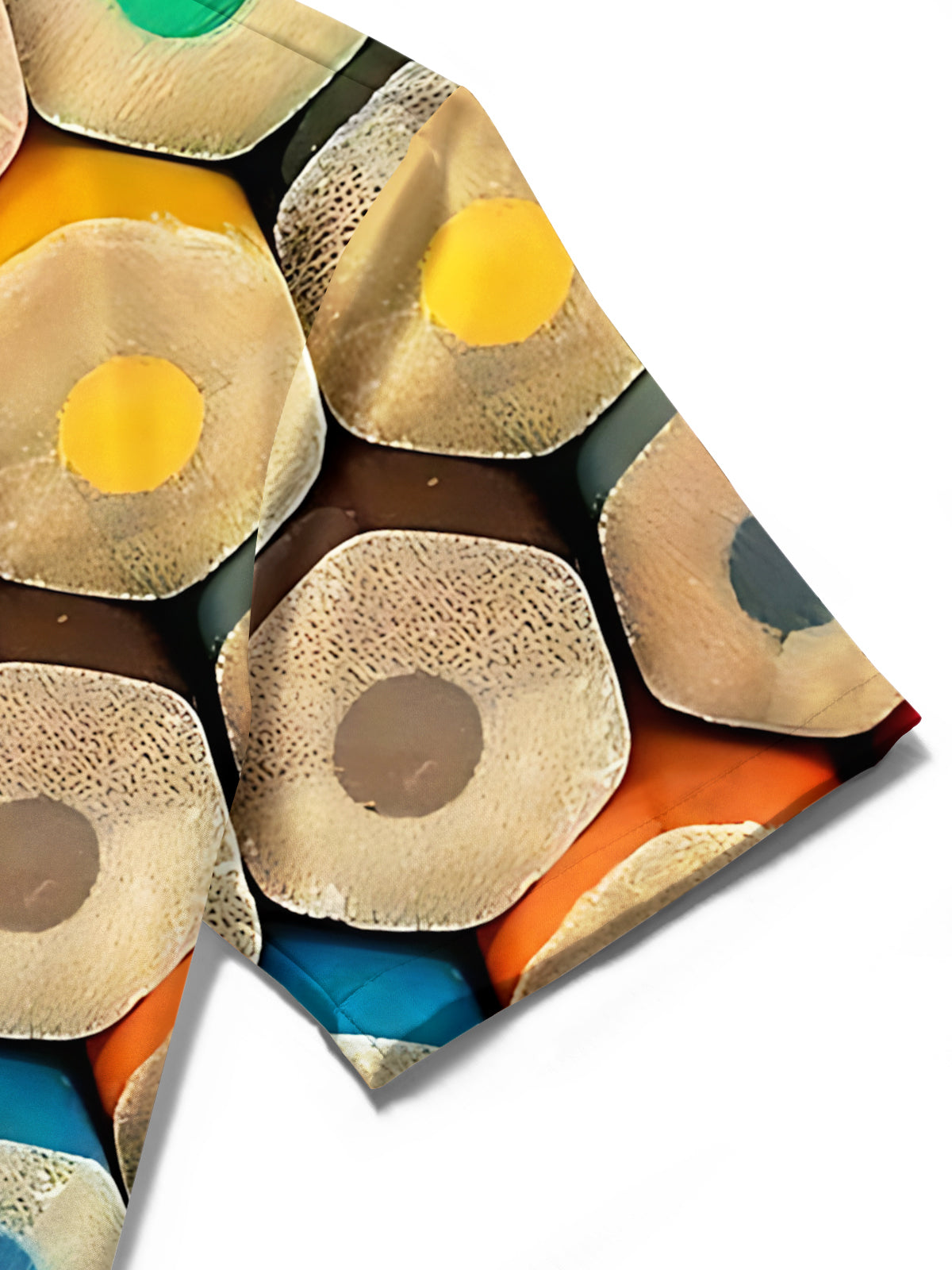 Brush Print Men's Pocket Short Sleeve Shirts