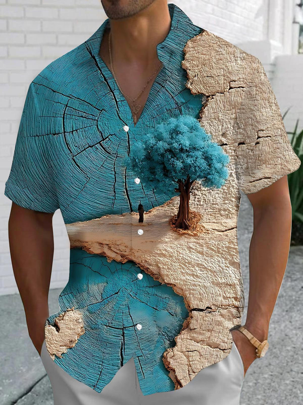 men's shirt front view