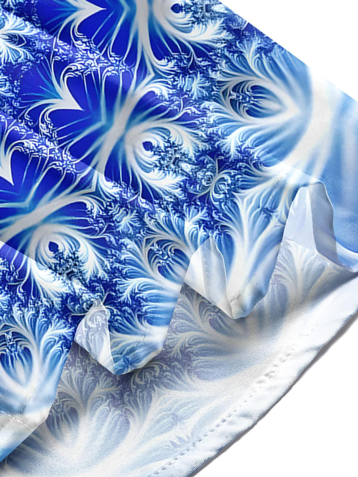 Abstract Men's Pocket Short Sleeve Shirts