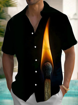 men's shirt front view