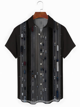 men's shirt front view