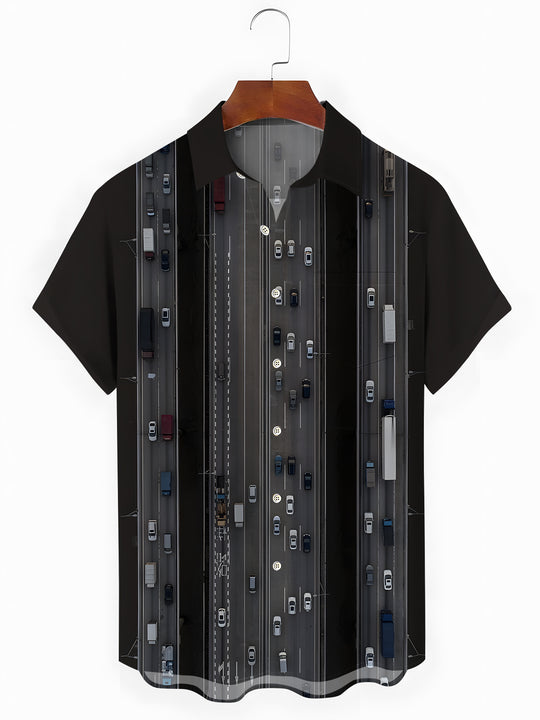 men's shirt front view