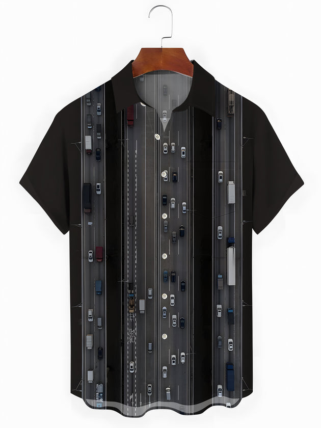 men's shirt front view