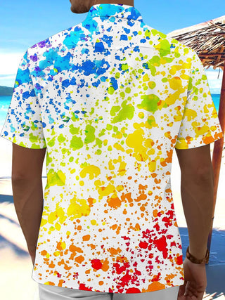 men's pocket shirt back view