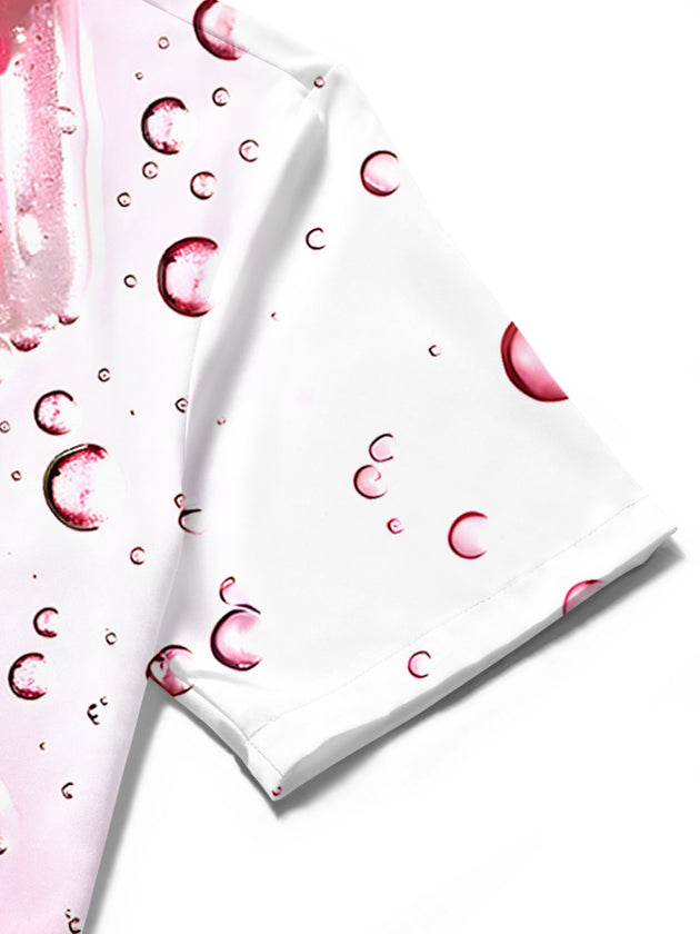 men's Hawaiian shirt close-up short sleeve