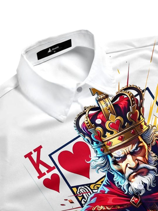 men's short sleeve shirt side view
