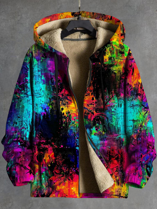 men's tie dye shirt front view
