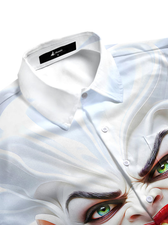 men's short sleeve shirt side view