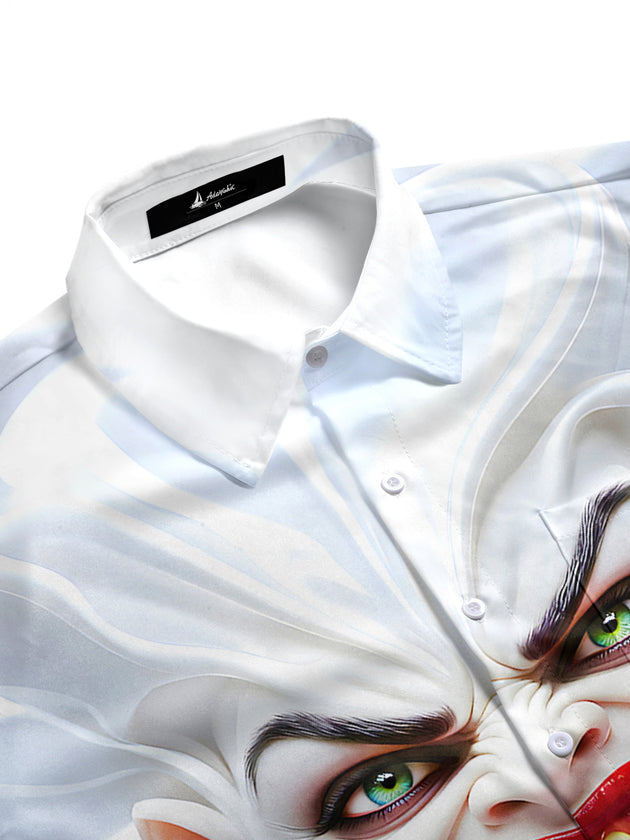 men's short sleeve shirt side view