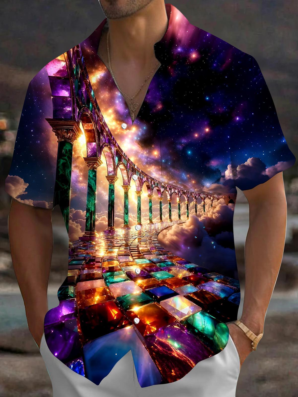 men's shirt front view