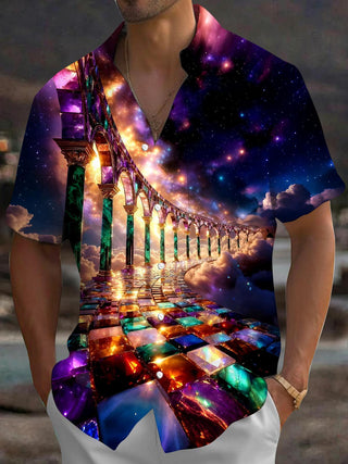 men's shirt front view