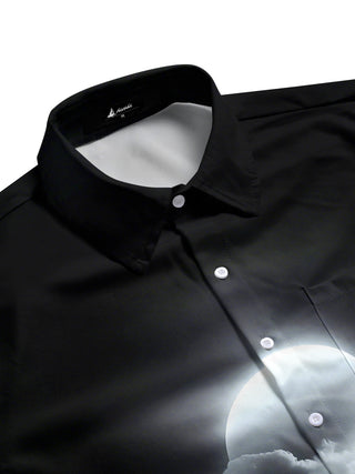 men's short sleeve shirt side view