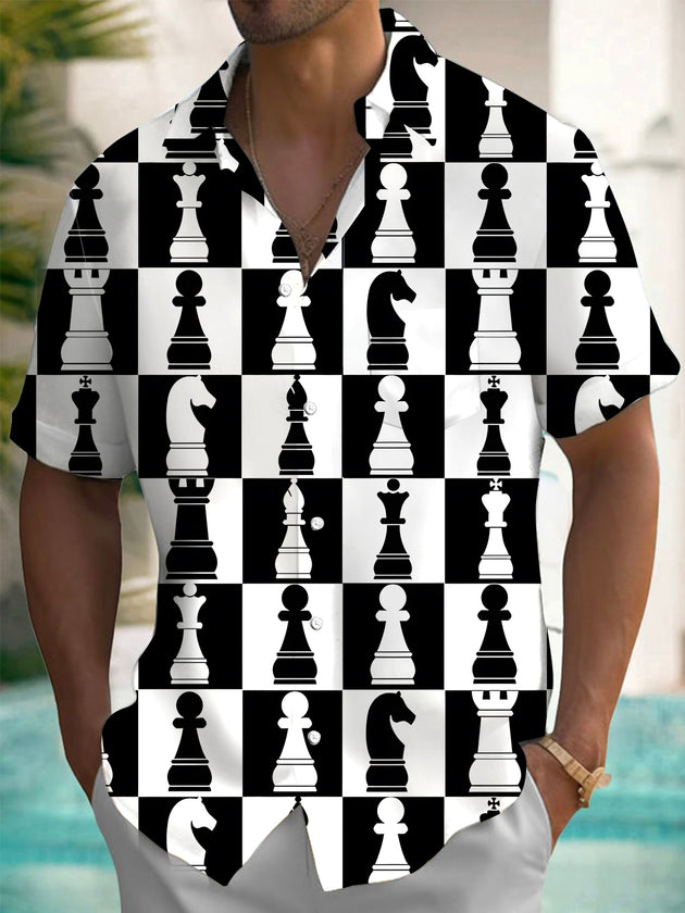 men's shirt front view