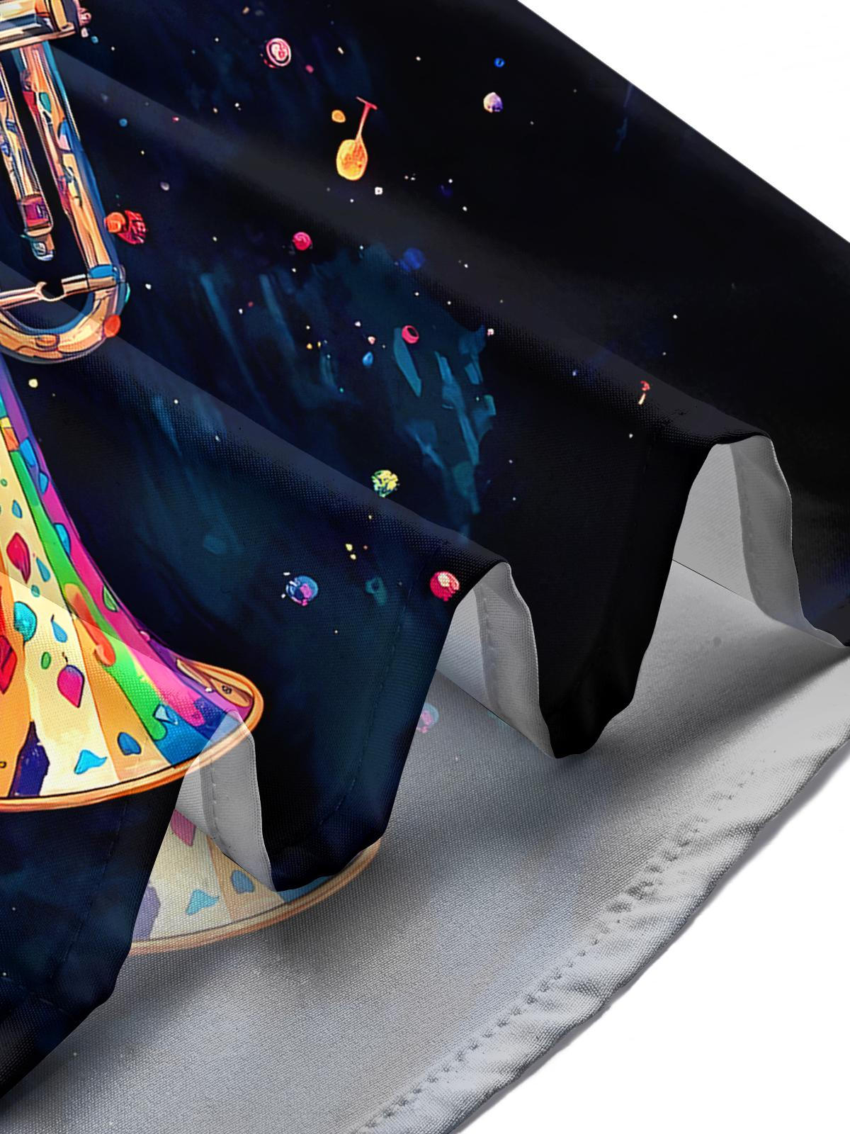 Trumpet Musical Note Men's Pocket Short Sleeve Shirts