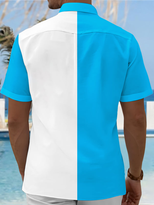 men's pocket shirt back view