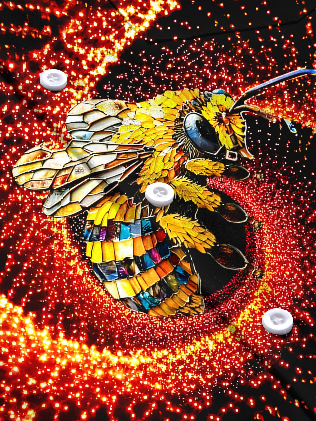 Bee Men's Pocket Short Sleeve Shirts